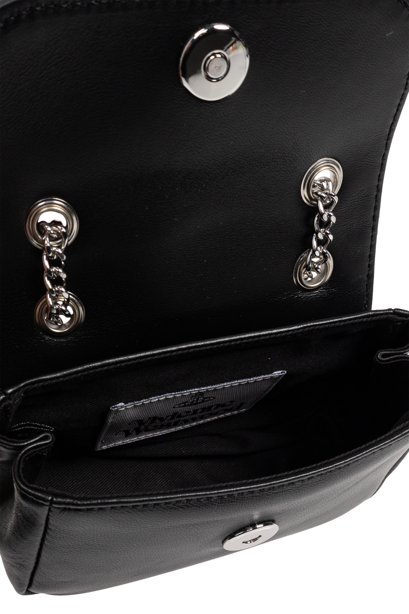 Vivienne Westwood Anna Leather Camera Bag - Black | Garmentory